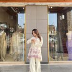 cotton co-ord set with threadwork