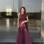 indo western saree